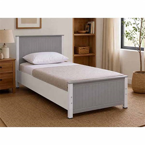 تخت یک نفره چوبی ونیک T652
